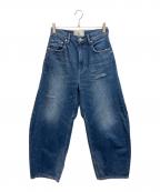 Curensologyカレンソロジー）の古着「ダメージカーヴィーデニムパンツ」｜インディゴ