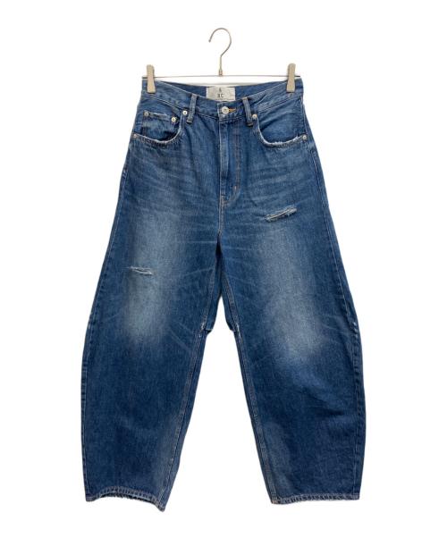 Curensology（カレンソロジー）Curensology (カレンソロジー) ダメージカーヴィーデニムパンツ インディゴ サイズ:38の古着・服飾アイテム