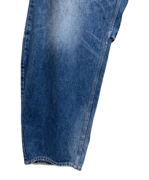 Curensology（カレンソロジー）Curensology (カレンソロジー) ダメージカーヴィーデニムパンツ インディゴ サイズ:38の古着・服飾アイテム