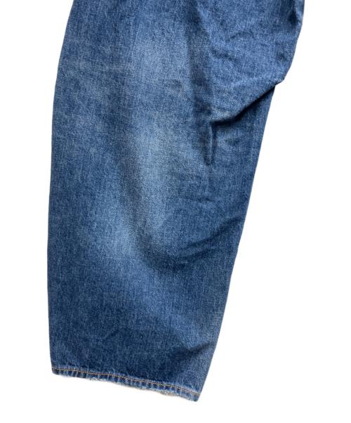 Curensology（カレンソロジー）Curensology (カレンソロジー) ダメージカーヴィーデニムパンツ インディゴ サイズ:38の古着・服飾アイテム