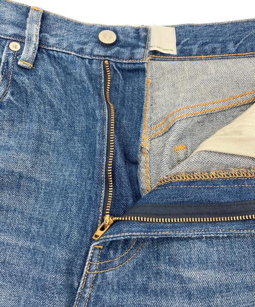 Curensology（カレンソロジー）Curensology (カレンソロジー) ダメージカーヴィーデニムパンツ インディゴ サイズ:38の古着・服飾アイテム