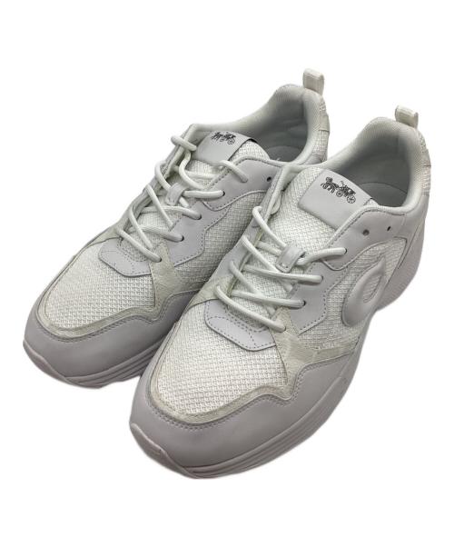 COACH（コーチ）COACH (コーチ) ストライダースニーカー ホワイト サイズ:27cmの古着・服飾アイテム