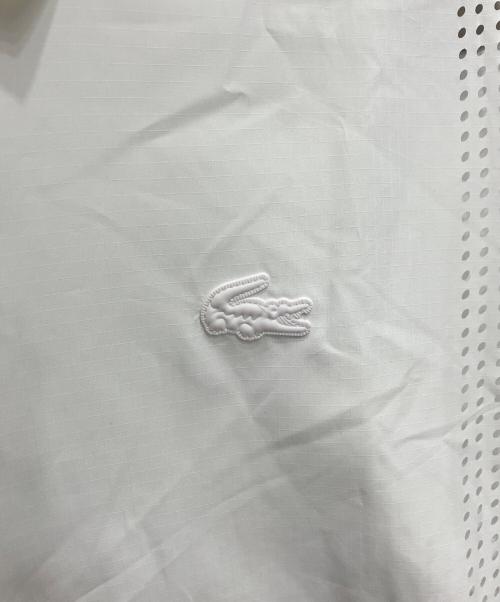 LACOSTE（ラコステ）LACOSTE (ラコステ) レーザーカットホールテクニカルポロシャツ ホワイト サイズ:38の古着・服飾アイテム