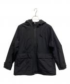 AIGLEエーグル）の古着「ゴアテックス スクエアフラップポケット パーカジャケット」｜ブラック