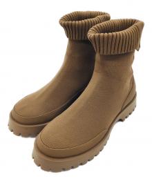 emmi atelier（エミアトリエ）の古着「eco ニットブーツ」｜ブラウン