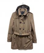 HERNOヘルノ）の古着「Laminar GORE-TEX　フーデット ダウン コート」｜ブラウン