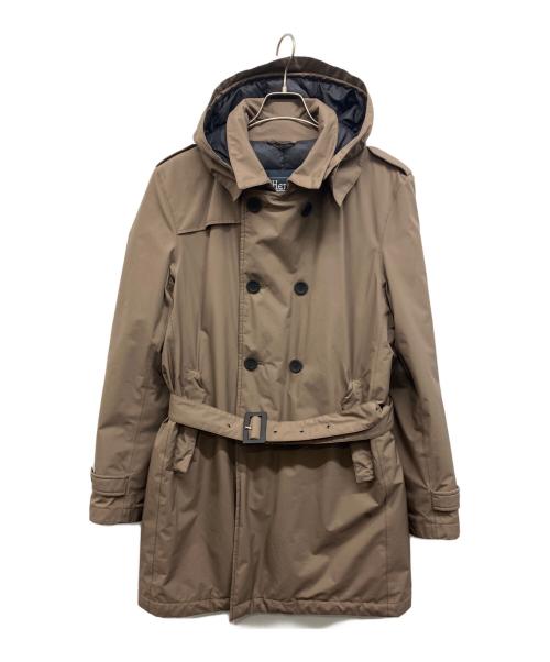 HERNO（ヘルノ）HERNO (ヘルノ) Laminar GORE-TEX　フーデット ダウン コート ブラウン サイズ:50の古着・服飾アイテム