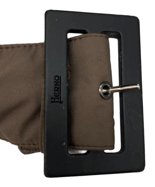 HERNO（ヘルノ）HERNO (ヘルノ) Laminar GORE-TEX　フーデット ダウン コート ブラウン サイズ:50の古着・服飾アイテム
