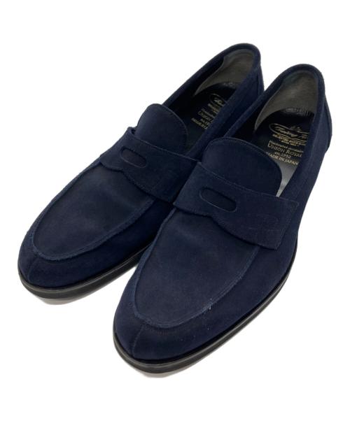 Trading post（トレーディングポスト）Trading post (トレーディングポスト) コインローファー ネイビー サイズ:8 1/2の古着・服飾アイテム