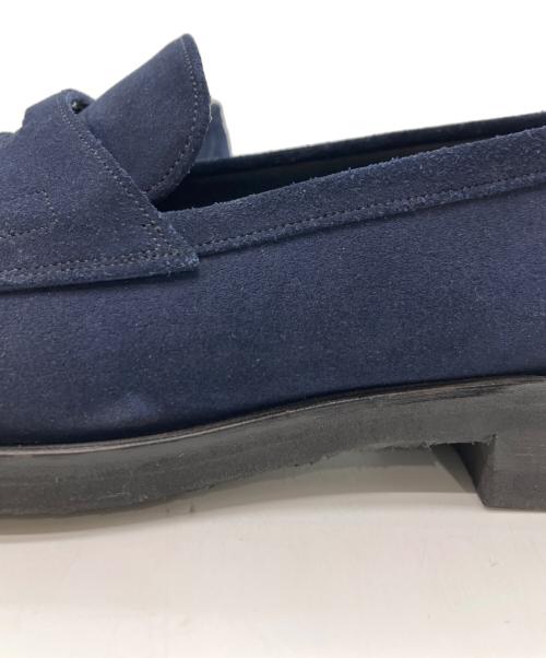 Trading post（トレーディングポスト）Trading post (トレーディングポスト) コインローファー ネイビー サイズ:8 1/2の古着・服飾アイテム