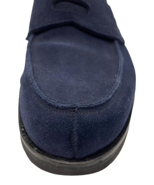 Trading post（トレーディングポスト）Trading post (トレーディングポスト) コインローファー ネイビー サイズ:8 1/2の古着・服飾アイテム