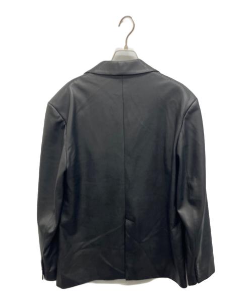 TODAYFUL（トゥデイフル）TODAYFUL (トゥデイフル) エコレザーテーラードジャケット ブラック サイズ:38の古着・服飾アイテム