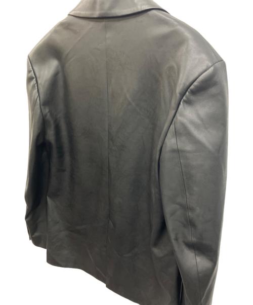 TODAYFUL（トゥデイフル）TODAYFUL (トゥデイフル) エコレザーテーラードジャケット ブラック サイズ:38の古着・服飾アイテム