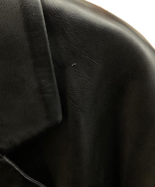 TODAYFUL（トゥデイフル）TODAYFUL (トゥデイフル) エコレザーテーラードジャケット ブラック サイズ:38の古着・服飾アイテム