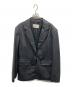 TODAYFUL（トゥデイフル）の古着「エコレザーテーラードジャケット」｜ブラック