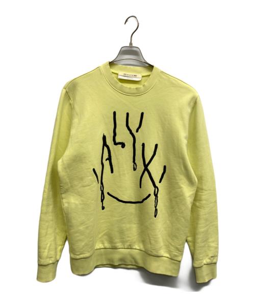 1017 ALYX 9SM（テンセブンティーン アリクス ナインエスエム）1017 ALYX 9SM (テンセブンティーン アリクス ナインエスエム) クルーネックスウェット イエロー サイズ:Sの古着・服飾アイテム