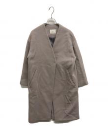 IENA（イエナ）の古着「MANTECO ノーカラーコート」｜ブラウン