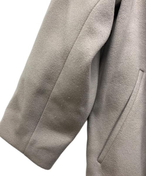 IENA（イエナ）IENA (イエナ) MANTECO ノーカラーコート ブラウン サイズ:34の古着・服飾アイテム
