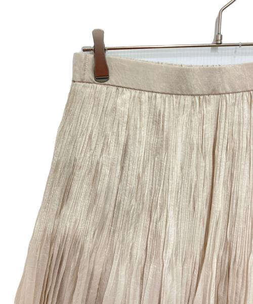 UNTITLED（アンタイトル）UNTITLED (アンタイトル) オーガンジープリーツスカート アイボリー サイズ:4の古着・服飾アイテム