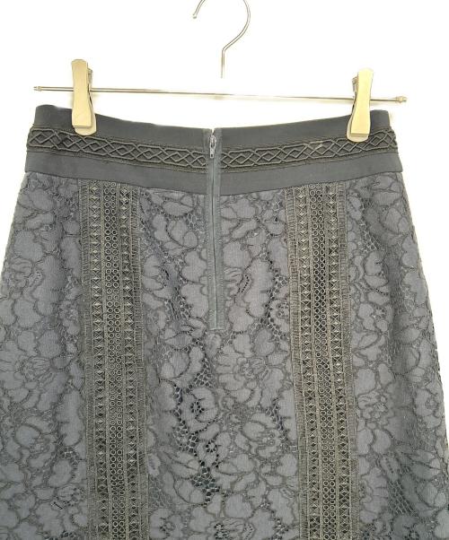 ADORE（アドーア）ADORE (アドーア) フラワーコードレーススカート ネイビー サイズ:36の古着・服飾アイテム