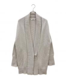 JIL SANDER（ジルサンダー）の古着「カシミヤカーディガン」｜ライトグレー