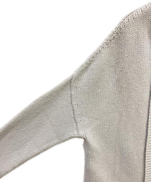 JIL SANDER（ジルサンダー）JIL SANDER (ジルサンダー) カシミヤカーディガン ライトグレー サイズ:36の古着・服飾アイテム