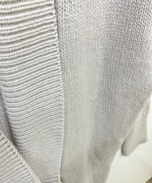 JIL SANDER（ジルサンダー）JIL SANDER (ジルサンダー) カシミヤカーディガン ライトグレー サイズ:36の古着・服飾アイテム