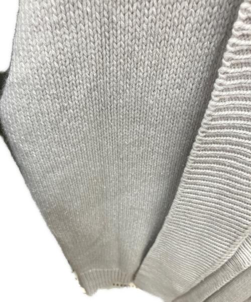 JIL SANDER（ジルサンダー）JIL SANDER (ジルサンダー) カシミヤカーディガン ライトグレー サイズ:36の古着・服飾アイテム