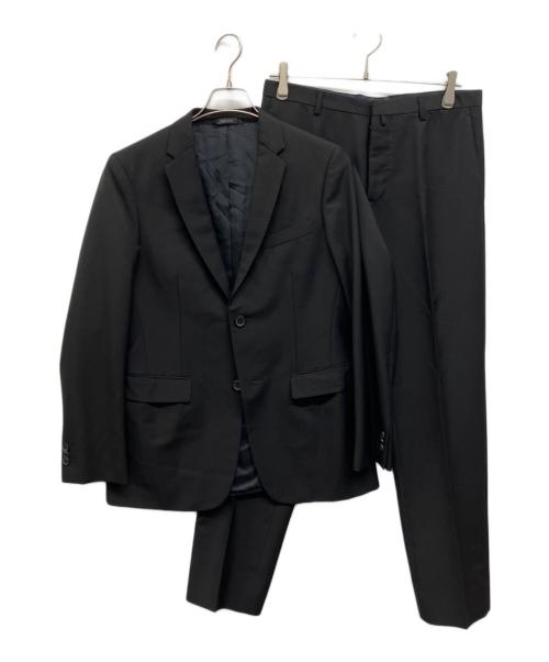 JIL SANDER（ジルサンダー）JIL SANDER (ジルサンダー) ウールモヘア2Bスーツ ブラック サイズ:46の古着・服飾アイテム