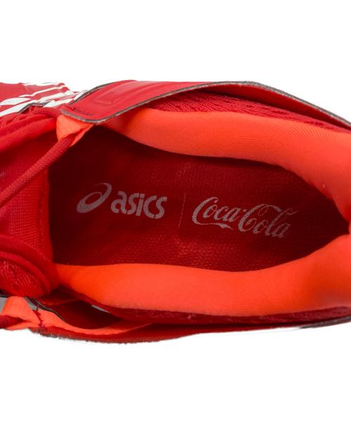 asics（アシックス）asics (アシックス) Coca Cola (コカコーラ) GEL-QUANTUM 90 TYO レッド サイズ:cm 25.0の古着・服飾アイテム