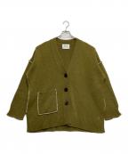 nagonstansナゴンスタンス）の古着「ニットカーディガン」｜グリーン