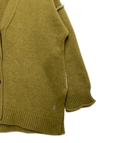 nagonstans（ナゴンスタンス）nagonstans (ナゴンスタンス) ニットカーディガン グリーン サイズ:Mの古着・服飾アイテム