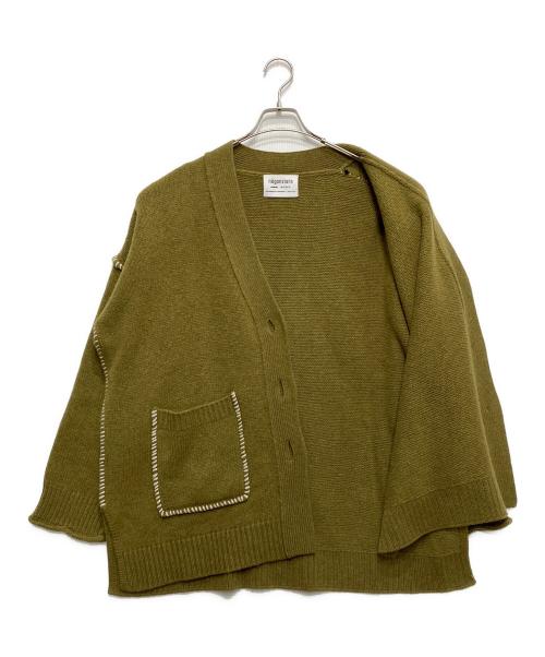 nagonstans（ナゴンスタンス）nagonstans (ナゴンスタンス) ニットカーディガン グリーン サイズ:Mの古着・服飾アイテム