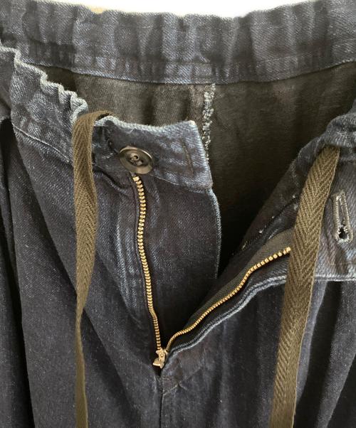 Y's（ワイズ）Y's (ワイズ) イージーワイドデニムパンツ インディゴ サイズ:2の古着・服飾アイテム