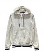 POLO GOLFポロ ゴルフ）の古着「ジップパーカー」｜ホワイト