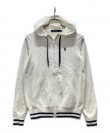POLO GOLF（ポロ ゴルフ）の古着「ジップパーカー」｜ホワイト