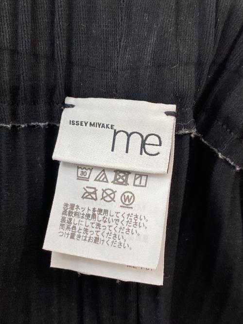 me ISSEY MIYAKE（ミーイッセイ ミヤケ）me ISSEY MIYAKE (ミーイッセイ ミヤケ) FINE KNIT PLEATS パンツ ブラック サイズ:Freeの古着・服飾アイテム