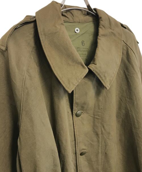 VINTAGE MILITARY（ヴィンテージ ミリタリー）VINTAGE MILITARY (ヴィンテージ ミリタリー) French Army M-35モーターサイクルコート カーキ サイズ:6の古着・服飾アイテム