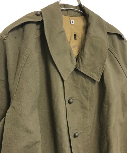 VINTAGE MILITARY（ヴィンテージ ミリタリー）VINTAGE MILITARY (ヴィンテージ ミリタリー) French Army M-35 モーターサイクルコート カーキ サイズ:表記なしの古着・服飾アイテム