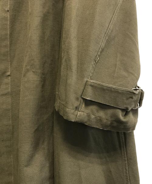 VINTAGE MILITARY（ヴィンテージ ミリタリー）VINTAGE MILITARY (ヴィンテージ ミリタリー) French Army M-35 モーターサイクルコート カーキ サイズ:表記なしの古着・服飾アイテム