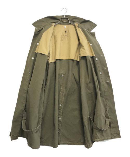 VINTAGE MILITARY（ヴィンテージ ミリタリー）VINTAGE MILITARY (ヴィンテージ ミリタリー) French Army M-35 モーターサイクルコート カーキ サイズ:表記なしの古着・服飾アイテム