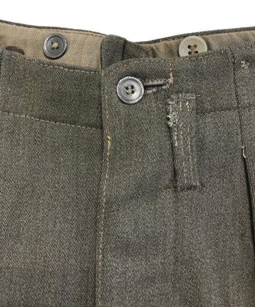 VINTAGE MILITARY（ヴィンテージ ミリタリー）VINTAGE MILITARY (ヴィンテージ ミリタリー) SWEDISH MILITARY ウールパンツ ブラウン サイズ:96の古着・服飾アイテム
