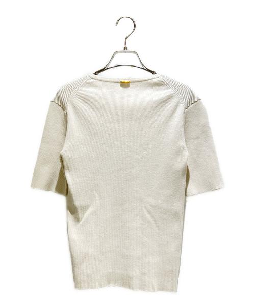 MUSE de Deuxieme Classe（ミューズ ドゥーズィエム クラス）MUSE de Deuxieme Classe (ミューズ ドゥーズィエム クラス) 24SS DINER B RIB クルーネックプルオーバー/24080500406010 アイボリー サイズ:FREEの古着・服飾アイテム