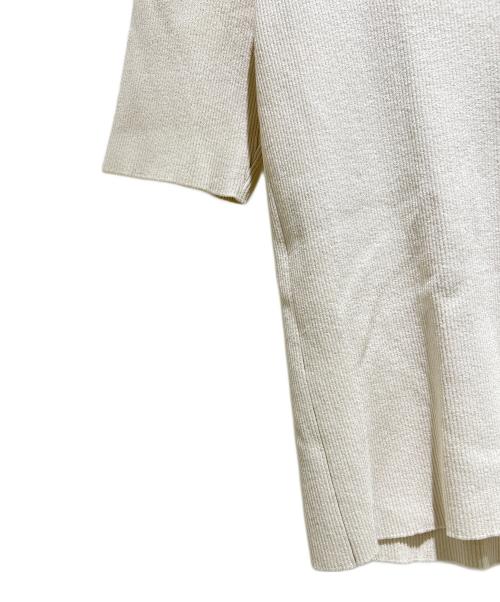 MUSE de Deuxieme Classe（ミューズ ドゥーズィエム クラス）MUSE de Deuxieme Classe (ミューズ ドゥーズィエム クラス) 24SS DINER B RIB クルーネックプルオーバー/24080500406010 アイボリー サイズ:FREEの古着・服飾アイテム