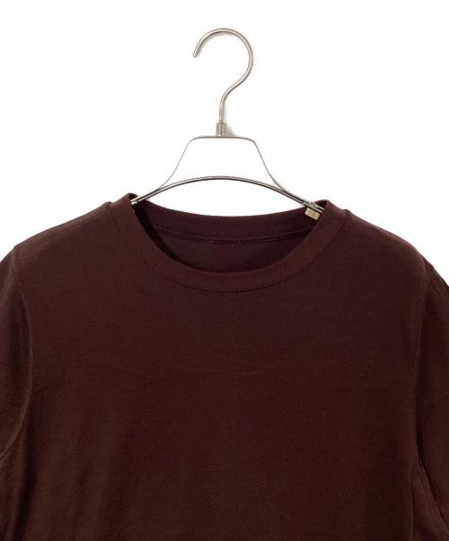 MUSE de Deuxieme Classe（ミューズ ドゥーズィエム クラス）MUSE de Deuxieme Classe (ミューズ ドゥーズィエム クラス) Prime wool jersey Tシャツ ブラウン サイズ:FREEの古着・服飾アイテム