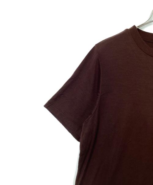 MUSE de Deuxieme Classe（ミューズ ドゥーズィエム クラス）MUSE de Deuxieme Classe (ミューズ ドゥーズィエム クラス) Prime wool jersey Tシャツ ブラウン サイズ:FREEの古着・服飾アイテム