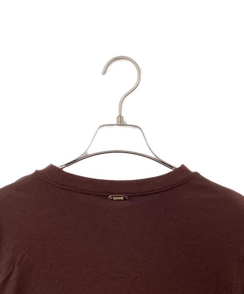 MUSE de Deuxieme Classe（ミューズ ドゥーズィエム クラス）MUSE de Deuxieme Classe (ミューズ ドゥーズィエム クラス) Prime wool jersey Tシャツ ブラウン サイズ:FREEの古着・服飾アイテム