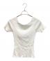 NICENICE MOMENT (ナイスナイス モーメント) OPEN SHOULDER ニット ホワイト サイズ:Ｓ：8000円