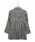 BURBERRY BLUE LABEL (バーバリー ブルー レーベル) ギンガムチェックフリルワンピース ネイビー×ホワイト サイズ:38：5000円