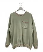 COMFORTABLE REASONコンフォータブルリーズン）の古着「Pile Loop Line Sweat」｜カーキ